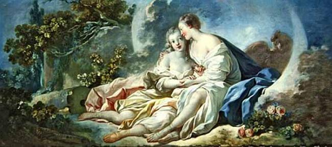 Jean Honore Fragonard Jupiter and Kallisto France oil painting art